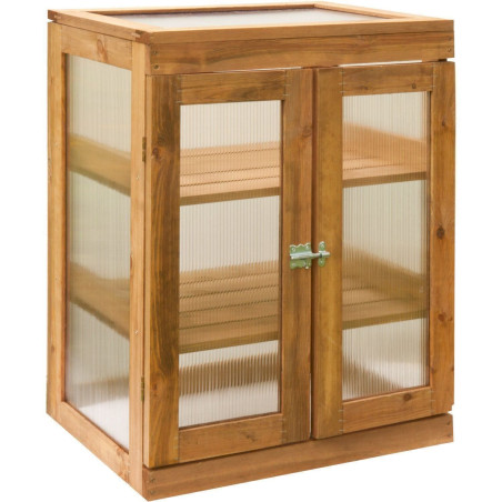 Kiehn-Holz Gartenschrank Kiefer Braun 58 cm x 43 cm x76 cm