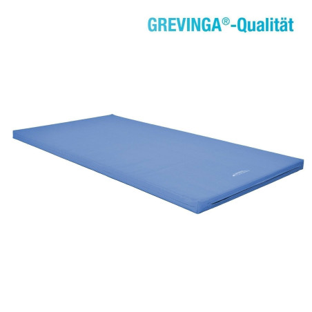 Grevinga FUN TÜV-SÜD Geprüfte Leichtturnmatte - VB 80 - 200 x 125 x 8 cm/138507, Blau