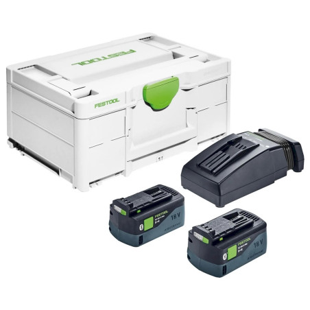 Festool Energie-Set SYS3 ENG 18V 2x5,2Ah / TCL6