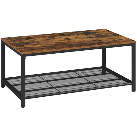 VASAGLE Table Basse Vintage 106 x 60 x 45 cm