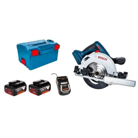 Bosch Ak­ku-Kreis­sä­ge GKS 18V-57 G Pro­fes­sio­nal , mit 2 x 5,0 Ah Li-Ion Akku, L-BOXX - 06016A2100