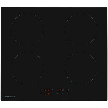 Arebos Plaque de Cuisson à induction Contrôle tactile Cuisinière 4 foyers