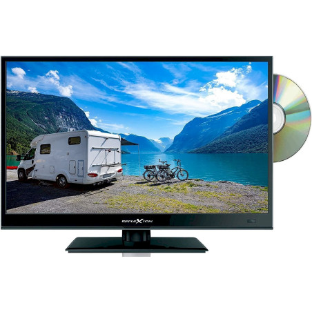 Reflexion LDD1671 39 cm (15,6 Zoll) LED-Fernseher mit DVD-Player, Triple-Tuner und 12 Volt Kfz-Adapter