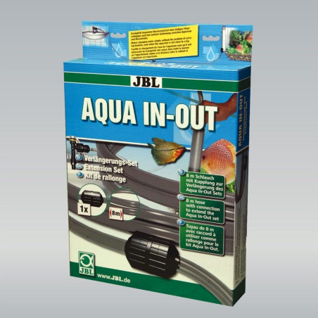 JBL Aqua In-Out Rallonge, Tuyau de rallonge pour kit de changement d’eau Aqua