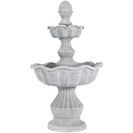 Fontaine de jardin ATHENE aspect pierre 50x48x85cm avec pompe incluse