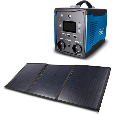 Scheppach Powerstation BSG500 + Solarpanel BSG 100