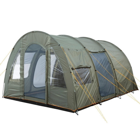 CampFeuer Grande Tente Tunnel Vert pour 4 persones Olive/Gris 5000 mm(1050)