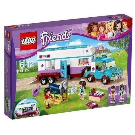 Lego Friends 41125 - La Remorque À Chevaux Du Vé­té­ri­naire