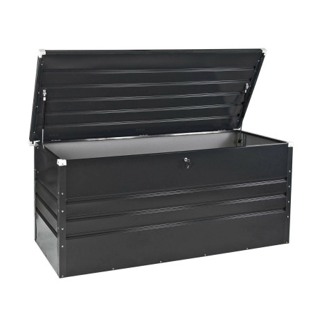 DEMA Metall Garten Gerätebox Auf­be­wah­rungs­box Truhe Stockholm 770 L Liter anthrazit 924458