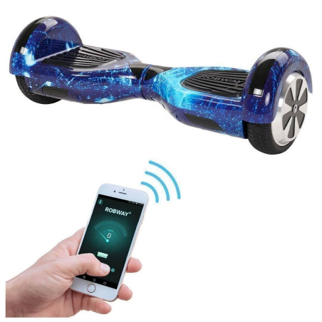 Hoverboard ROBWAY W1 E-Balance Board Scooter Elektro Roller Smart Self Balance (Space Blau)