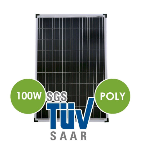 S olartronics Solarmodul Solarpanel 100 Watt Polykristallin