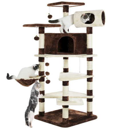 Arbre à Chat XXL 165cm braun-beige (PCT17Z)