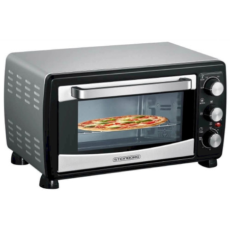 Steinborg SB-3007 Mini Backofen 20 Liter Pizza-Ofen 3in1