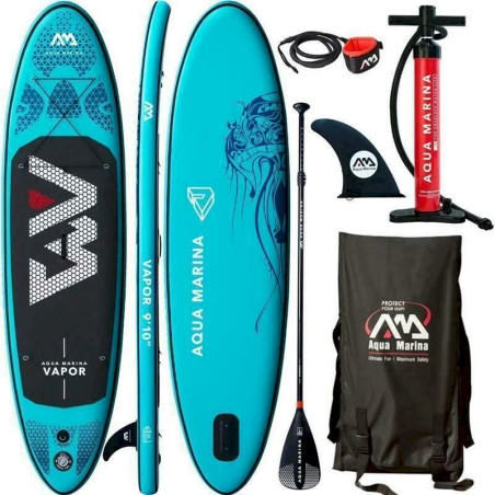 Aqua Marina 21101 VAPOR SUP Board Stand Up Paddling Surfboard 300cm aufblasbar Paddel