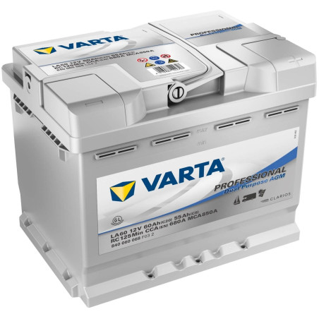 Varta LA60 Professional AGM 12V 60Ah 680A/EN Solar Batterie