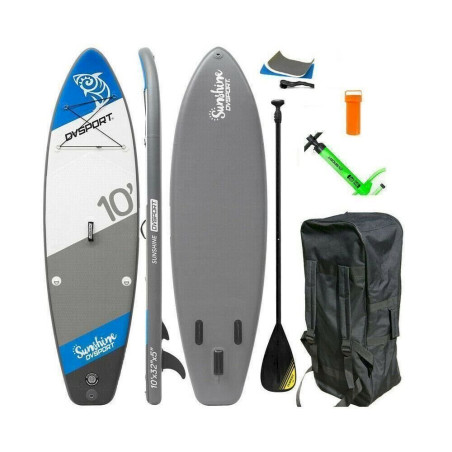 DVSPORT SUP Board Stand-UP-Paddleset SUNSHINE Surfboard Sup-Board Paddling aufblasbar