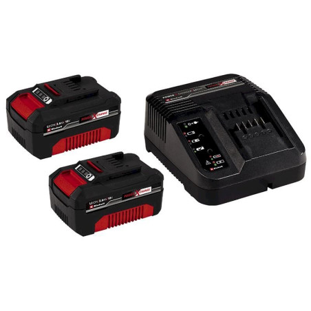 Batterie pour outil et chargeur Einhell PXC-Star­ter-Kit 2x 3Ah & 30min PXC Kit 4512098 18 V 3.0 Ah Li-Ion 1 pc(s)