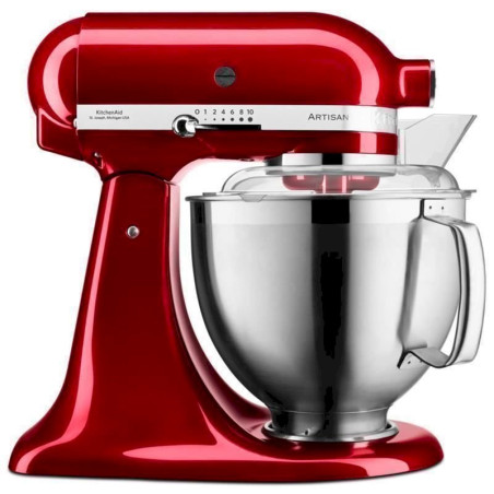 KitchenAid Artisan 5KSM185PS ECA Machine à Gâteau, 4,8 L, Rouge