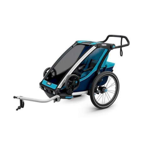 Thule Chariot Cross 1 Fahr­rad­an­hän­ger Blau Modell 2019