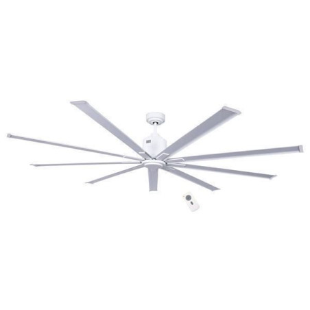 Ventilateur de plafond basse consommation Big lisse Eco nous 224 CM- Blanc