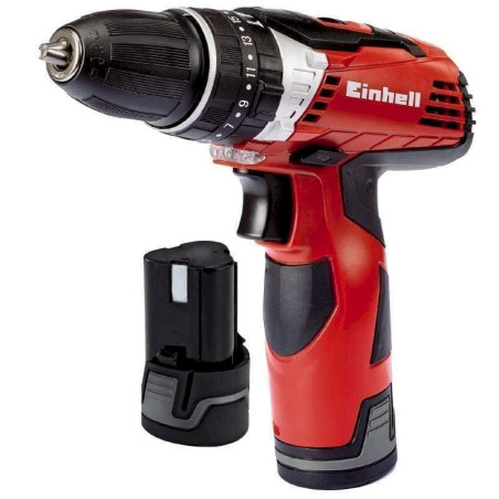 Einhell Perceuse-visseuse à percussion sans fil TE-CD 12 Li-i (2x2,0Ah + coffre), 12 V, 2 Vitesses - 4513612