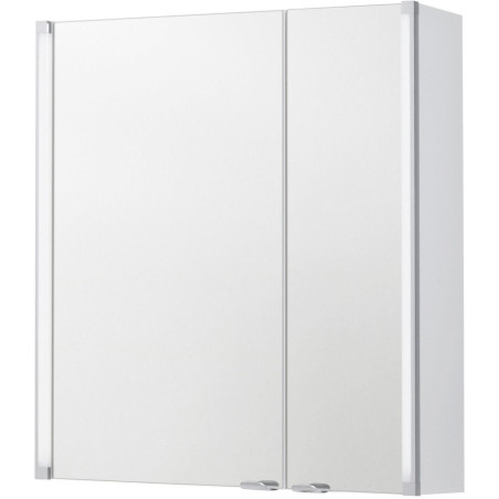 Fackelmann Armoire 2 portes avec miroir et LED Largeur : 61 cm