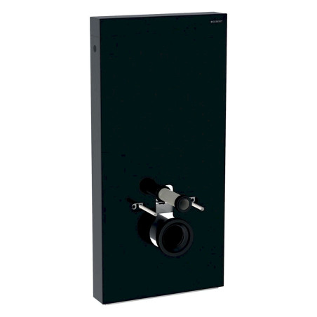 Geberit Monolith Module sanitaire pour WC suspendu H : 101 cm, verre noir