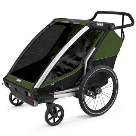 Thule Chariot Cab 2 Fahr­rad­an­hän­ger cypress green