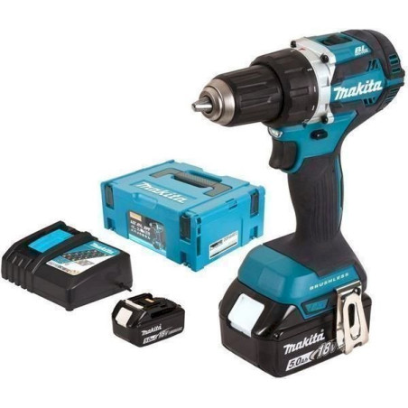 Makita Ak­ku-Bohr­schrau­ber 18,0 V 5,0 Ah DDF484RTJ - Tro­cken­bau­schrau­ber