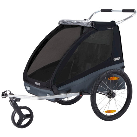 Thule Coaster XT 2 Fahrradanhänger Kinderwagen Buggy Schwarz