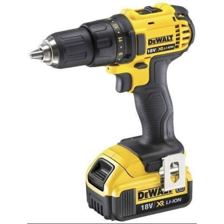 DeWalt Per­ceuse-vis­seuse sans fil 18 V 3 batterie 18 V 4,0 Ah, chargeur rapide, Porte embout DCD780M3