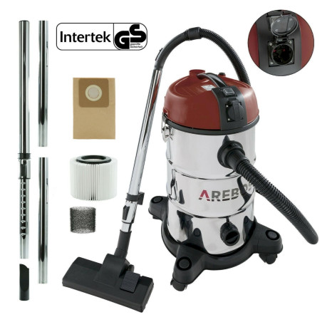 Arebos Aspirateur industriel Aspirateur industriel eau et poussière 1300W 30L