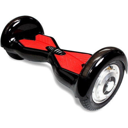 E-Balance Board ROBWAY - W3 Hoverboard schwarz/ rot 10 inch mit App-Funk­ti­on