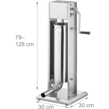 Machine à saucisses Acier Inoxydable Manuel 7L