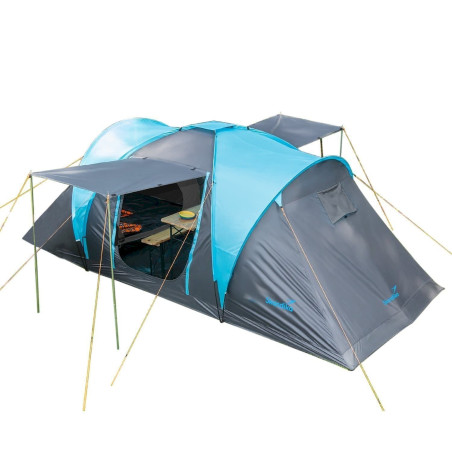 Kuppelzelt SKANDIKA Hammerfest 4 Sleeper Protect Blau