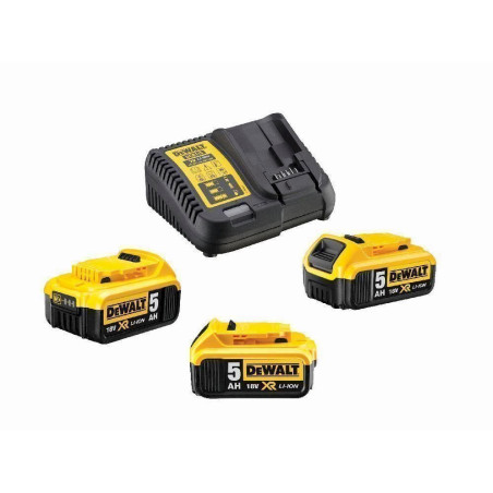 DeWalt Akku Plus Starterkit DCB115P3-QW inkl. 3 x 5,0 Ah Akku + Ladegerät