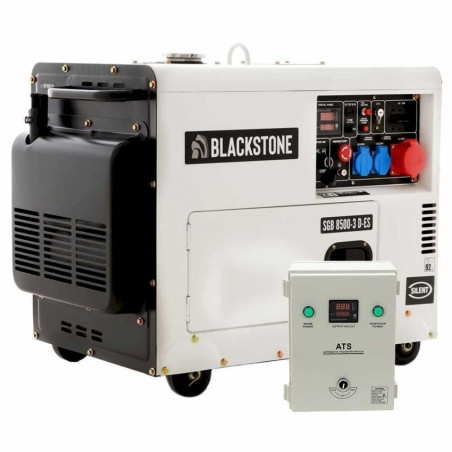 Blackstone SGB 8500-3 D-ES groupe électrogène diesel triphasé, puissance nominale 6.0 kW- avec ATS