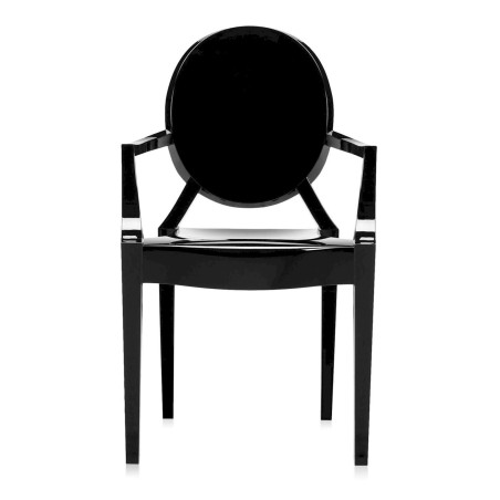 KARTELL chaise LOUIS GHOST (Noir brillant - Po­ly­car­bo­nate coloré dans la masse)