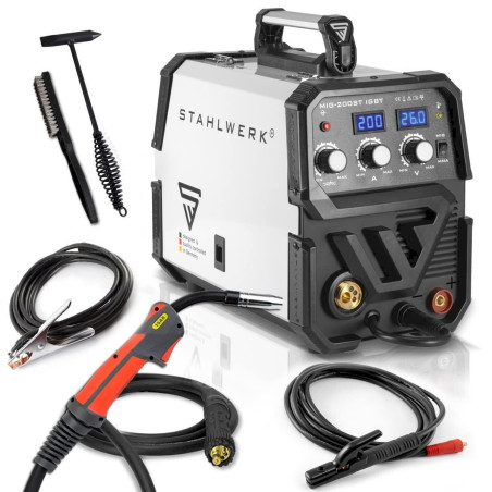 STAHLWERK Soudeuse MIG MAG 200 ST IGBT avec alimentation synergique du fil