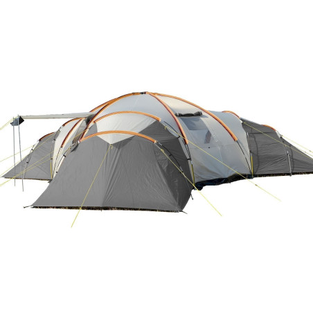 Skandika Turin 12 tente camping familiale gris/orange