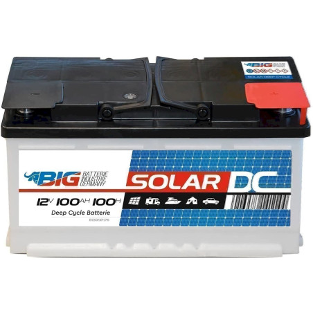 BIG Solarbatterie 12V 100Ah Wohnmobil Boot Camping Batterie