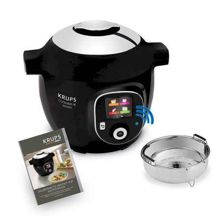 Krups CZ7158 Cook4Me+ Connect Mul­ti­cui­seur 1600 4 l Noir/Gris