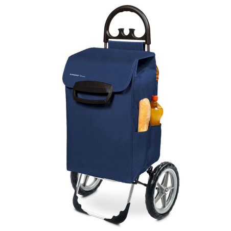 Chariot de courses Kiley XXL bleu 78 L