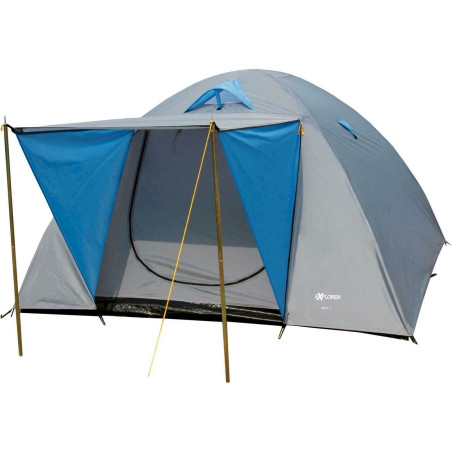 Explorer 41123-1 Kuppelzelt Igluzelt Zelt Campingzelt 3-4 Personen Festival Trekking