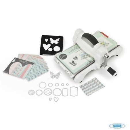 Sizzix Big Shot Starter Kit White & Grey ft. MLH (DIN A 5)