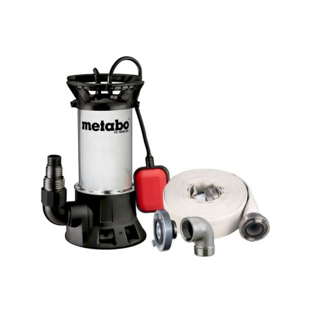 Metabo Eau Sale Pompe D'Immersion Set Ch 18000SN + Accessoire