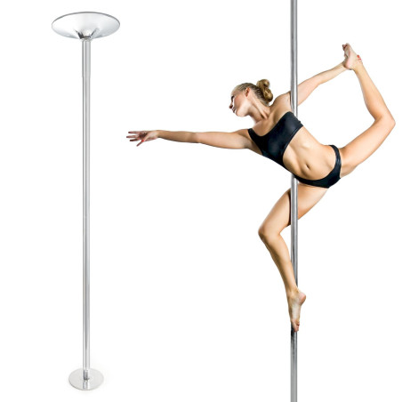 LUXTRI Barre verticale Pole Dance Ø45mm Réglable hauteur 2,31-2,74m