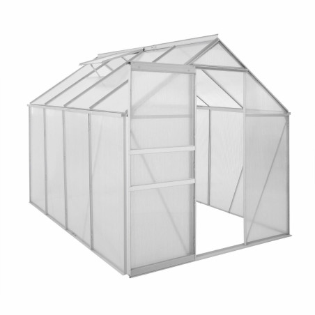 ZELSIUS Premium Aluminium Gewächshaus 6 mm Verglasung 4,75m Alu Tomatenhaus