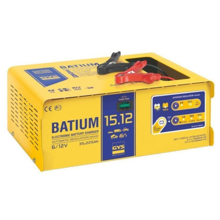 Chargeur pro­fes­sion­nel Batium 15-12 pour batteries 6-12V - 230V 225W