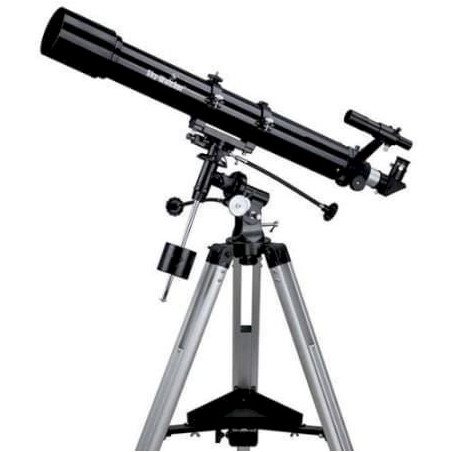 Lunette astronomique Sky-Watcher evostar 90/900 mm Blackline sur monture équatoriale EQ2, bkr909eq2